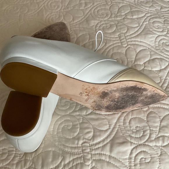 Jill Sander Navy Leather Oxfords - Picture 5 of 6